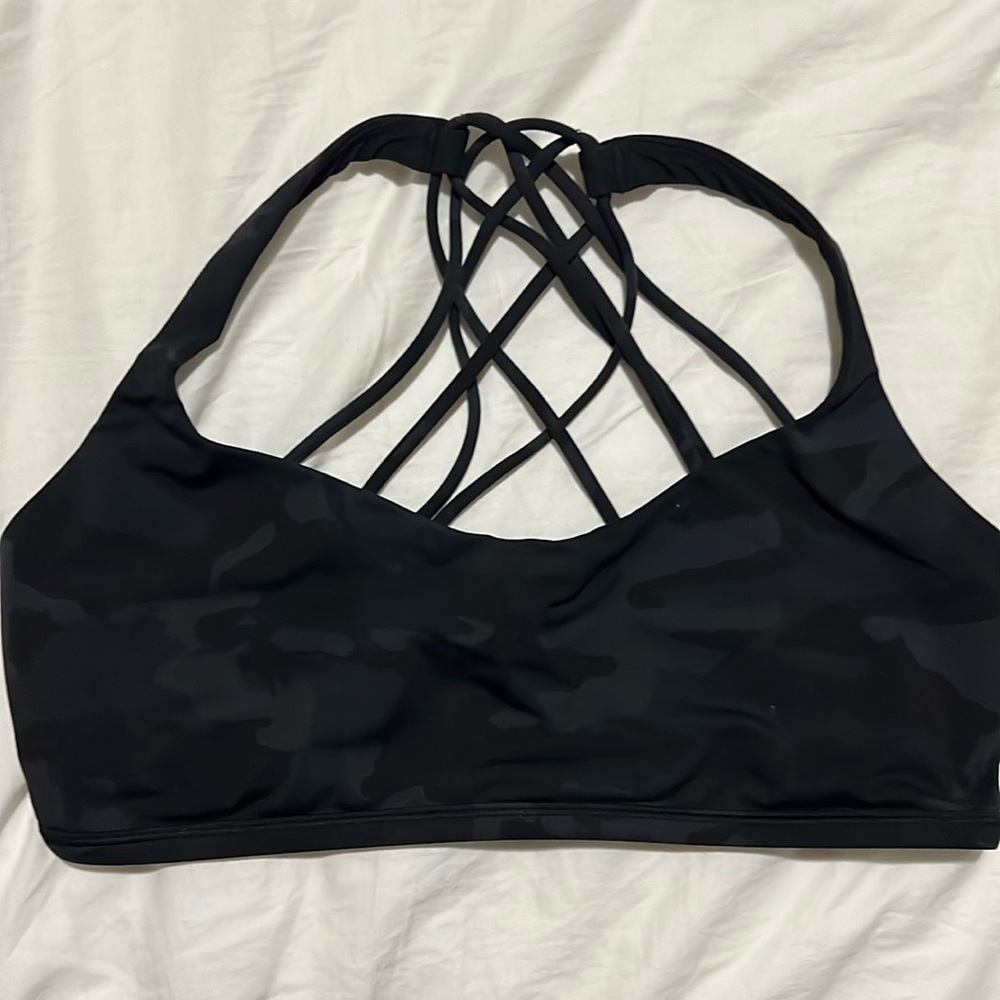 Lululemon straps open back bra-